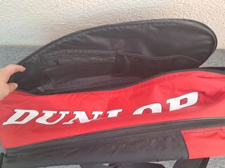 Bolsa Paletero Padel Dunlop Negra y Roja