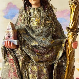 Antigua figura Santa Eulalia de Mérida