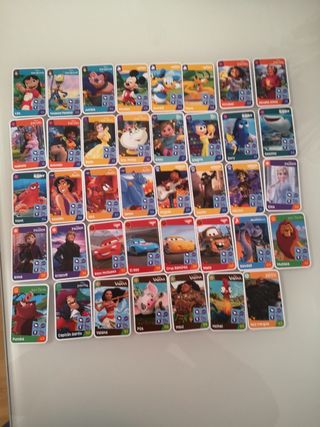 LOTE CROMOS VAMOS A JUGAR CARREFOUR DISNEY