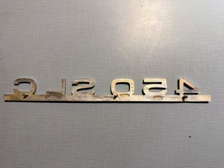 Emblema 450 SLC Mercedes R107