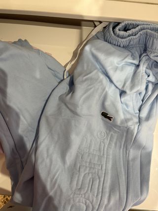 Pantalón chándal Lacoste azul unisex talla s