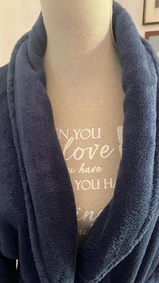 Vestaglia donna blu taglia unica