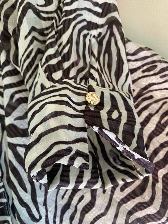 Blusa ZARA con fiocco