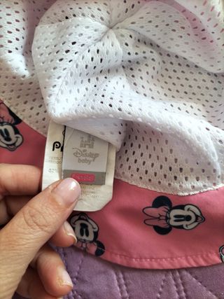 Cappellino neonata Minnie Mouse rosa