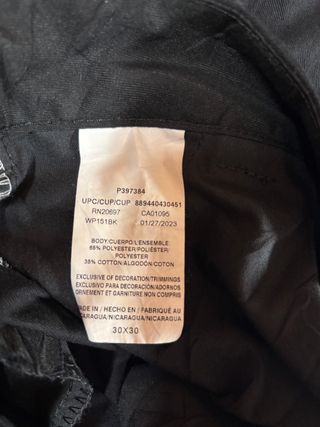 Pantaloni Dickies eleganti neri taglia 38
