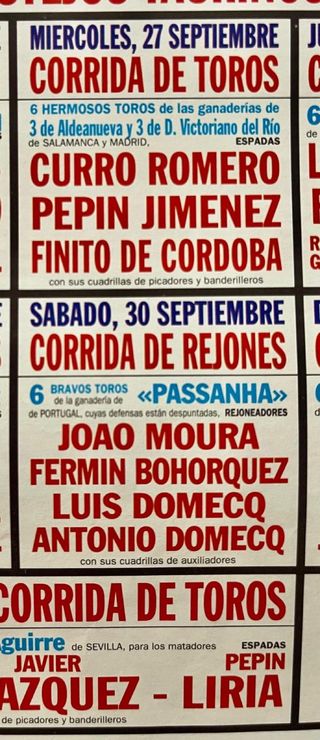 CARTEL DE LA FERIA DE OTOÑO 1995