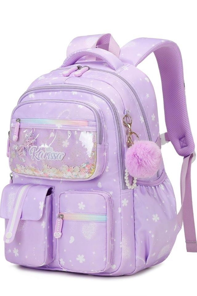 Mochila Escolar Morada Niña Karissa