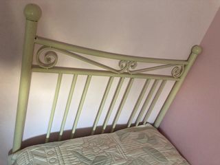 Cabecero forja blanco 90cm
