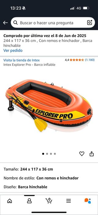 Barco Hinchable Explorer Pro 300