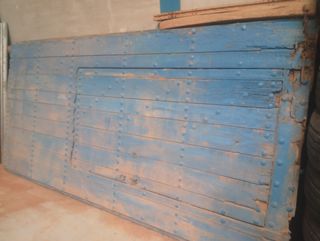 Puertas madera garaje/corral rústicas  3,1 x 3m,