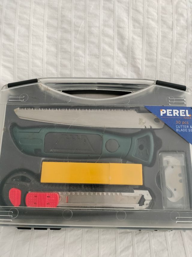 Set Cortadores y Cuchillas Perel Tools 30 p.