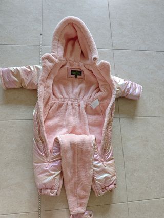 Mono buzo traje de nieve/ invierno bebé niña