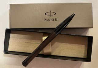 Bolígrafo Parker Negro y Marrón Caja Original