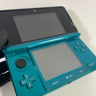 nintendo 3ds verde acqua con giochi e accessori