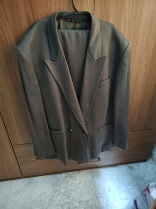Traje de hombre gris XXL