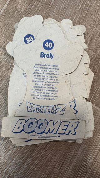 Colección cromos chicle Boomer Bola Dragón