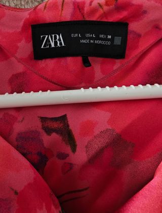 Vestido Zara fruncido sin estrenar