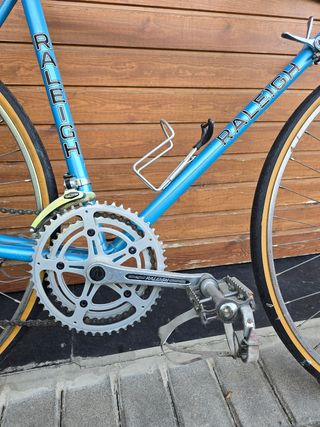 Bicicleta Clásica Raleigh Carretera Azul