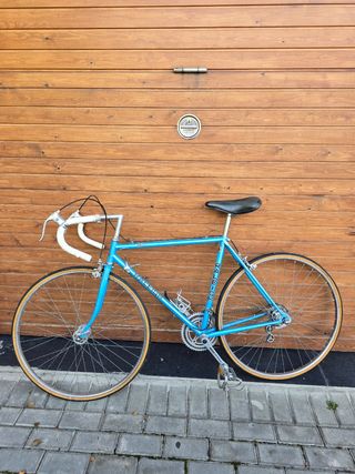 Bicicleta Clásica Raleigh Carretera Azul
