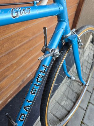 Bicicleta Clásica Raleigh Carretera Azul
