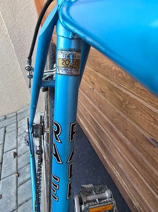 Bicicleta Clásica Raleigh Carretera Azul