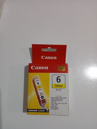 Cartucho Tinta Canon BCI-6Y Amarillo Original