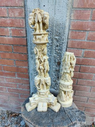 Colonna vintage stile orientale