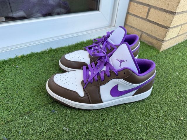 Air Jordan 1 Low Marrón Púrpura