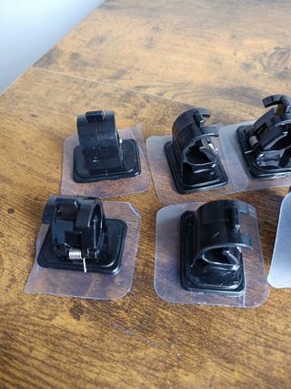 Soportes para barra de cortina (8 unidades)