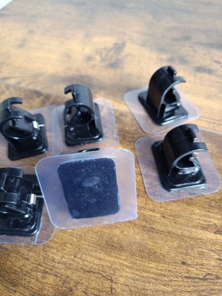 Soportes para barra de cortina (8 unidades)