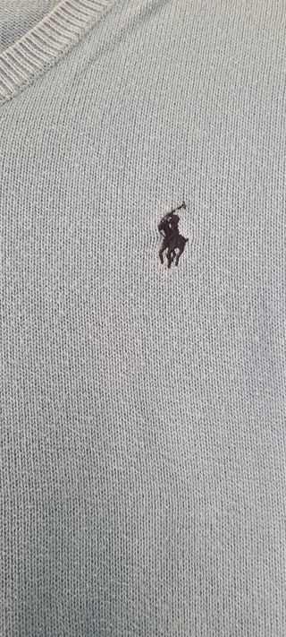 Jersey Polo Ralph Lauren azul claro.
