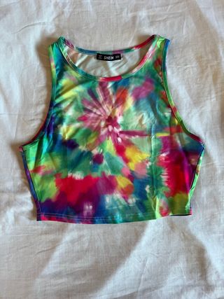 Top corto SHEIN multicolor Talla M