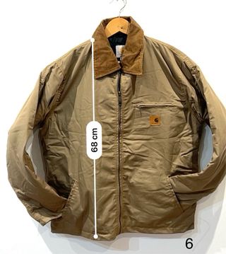 Cazadora Carhartt Beige/Marrón 