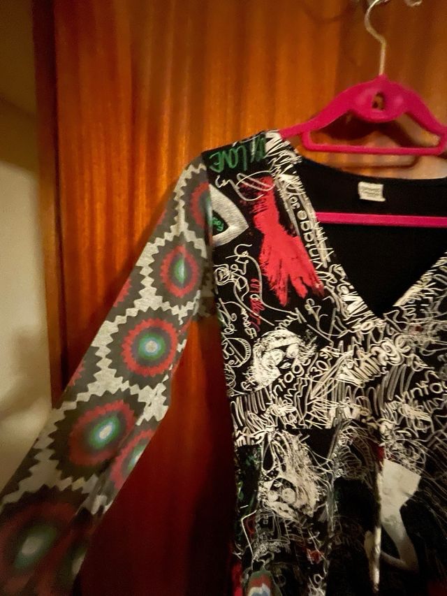 Vestido estampado multicolor