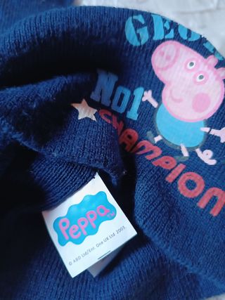 Conjunto gorro y bufanda infantil George