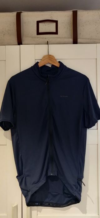 Maillot ciclismo Triban azul marino