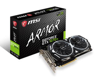 MSI GeForce GTX 1070 Ti ARMOR 8G