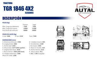 TRACTORA BMC TGR 1846 ELEGANCE 2022 - IMPECABLE