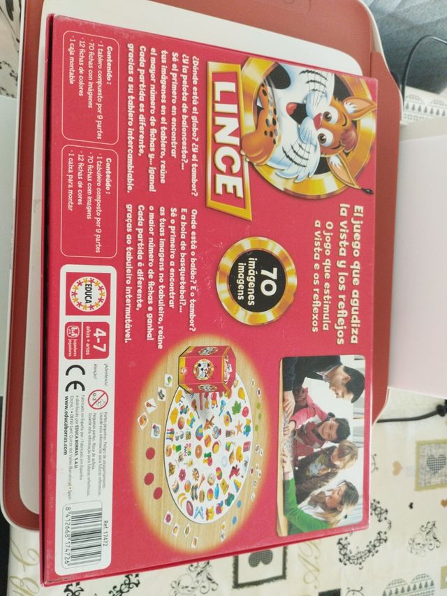 Juego de mesa Lince 70 imágenes