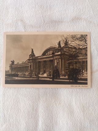 5 Postales Antiguas de París. Principios siglo XX