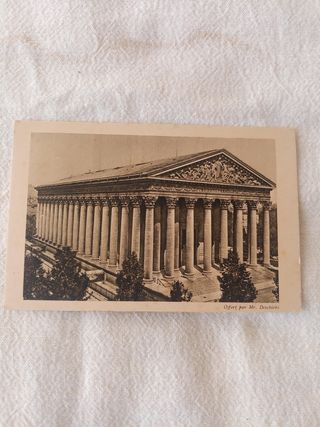 5 Postales Antiguas de París. Principios siglo XX