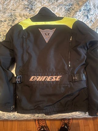 Traje Cordura Dainese Negro/Amarillo