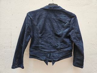 Chaqueta tejana corta azul marino Talla 36