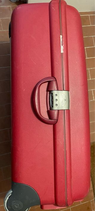valigia rossa Samsonite 