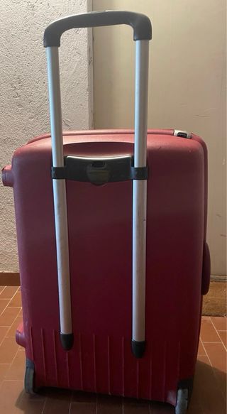 valigia rossa Samsonite 