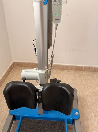 grúa de bipedestación con arnés