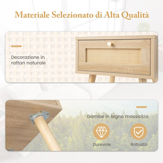 Comodino da Camera da Letto, Comodino in Stile Boè