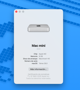 Mac mini M2 con Factura y garantía + accesorios
