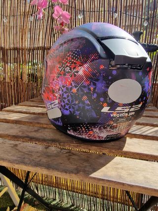 Casco Moto Fibra Carbono Mujer