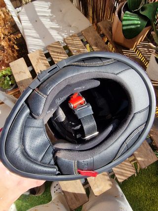 Casco Moto Fibra Carbono Mujer